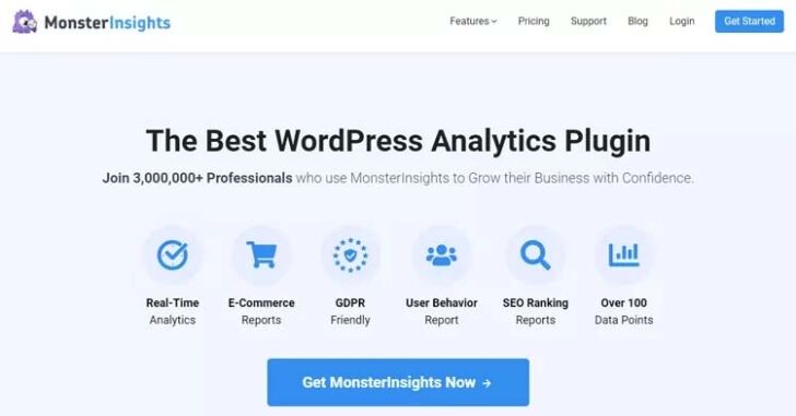 MonsterInsights Google Analytics Plugin