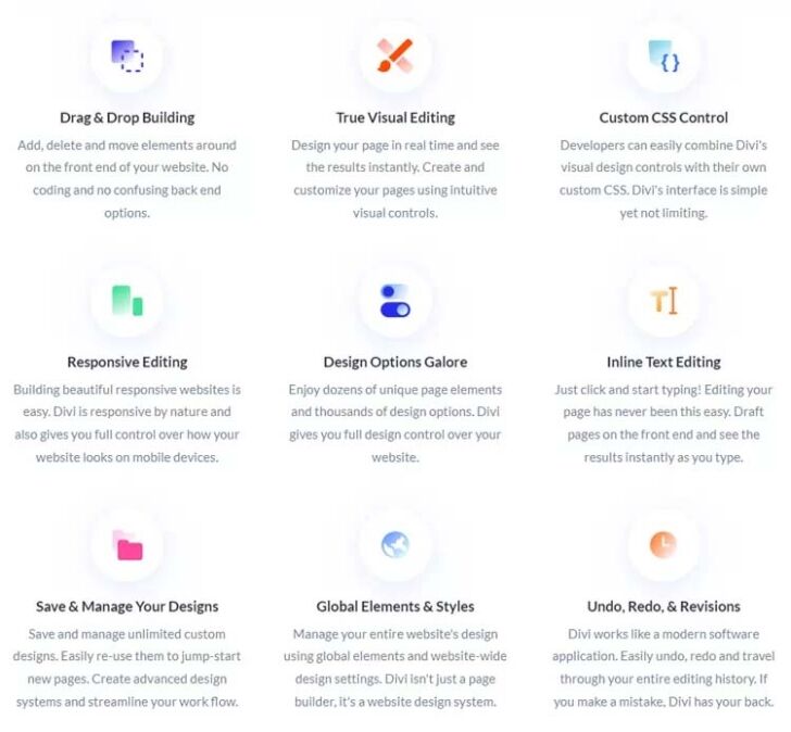 Divi WordPress Theme Features
