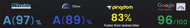 Phlox WordPress Theme Page Speed Performance