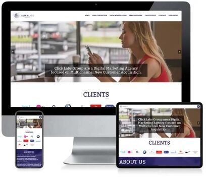 Click Labs Group - Company Web Design