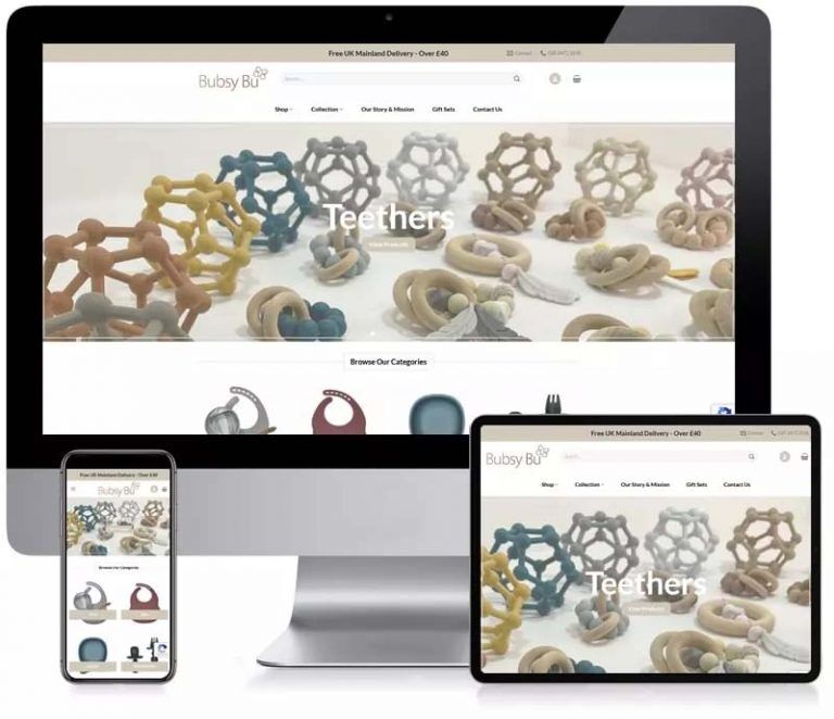 Bubsy Bu - Ecommerce Website Design
