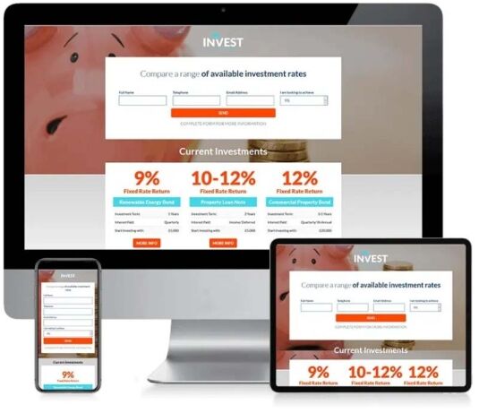 Invest Smart Money - Lead Generation Web Design