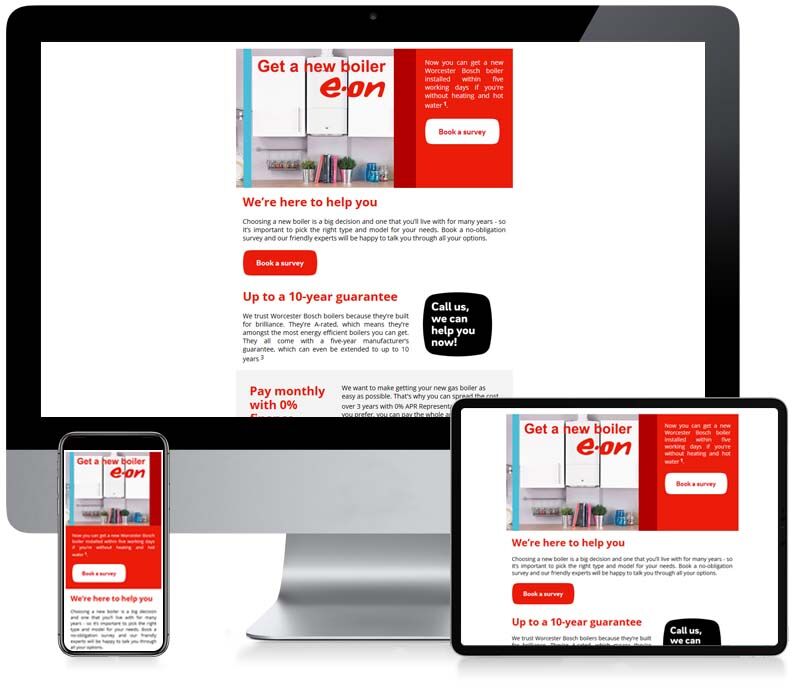 E.ON - Boiler- Email Design