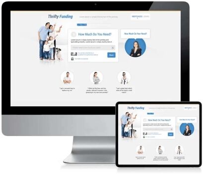 Thrifty Funding - Lead Generation Web Design