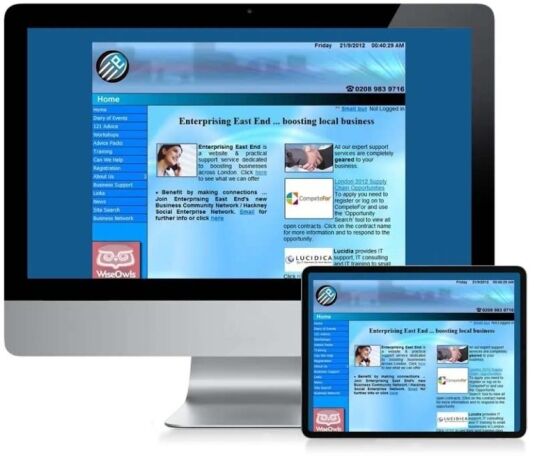 Enterprising East End - Custom CMS Web Design