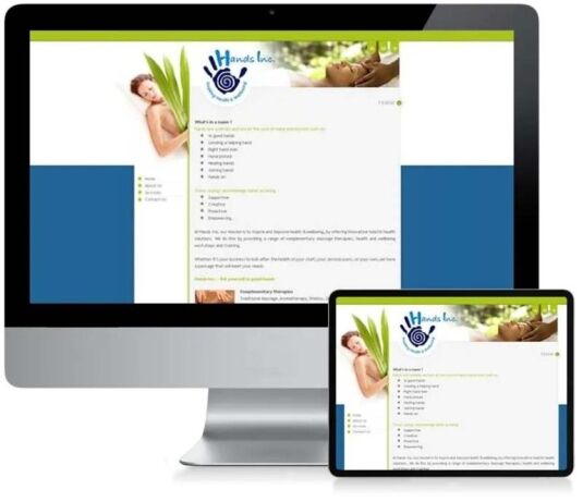 Hands Inc - Custom CMS Web Design