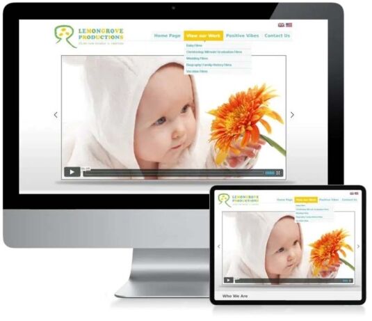 Lemongrove Productions - Custom CMS Web Design