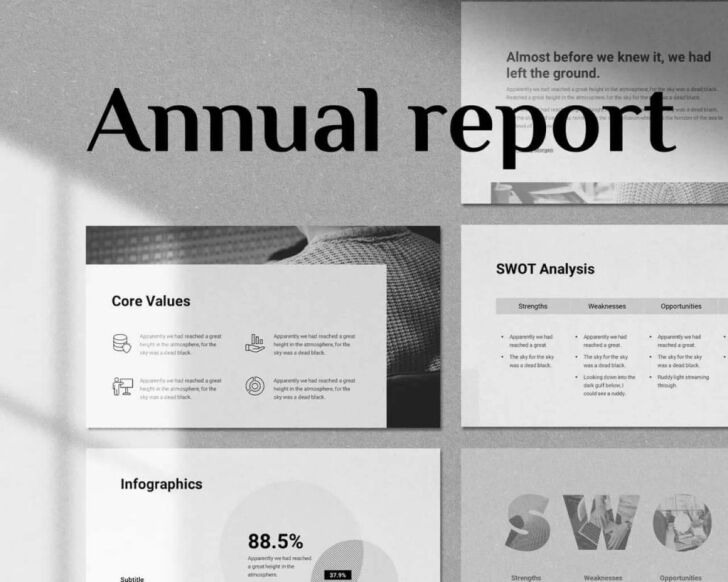 Annual Report - Animated Template