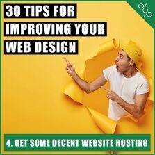 4. Get some decent website hosting