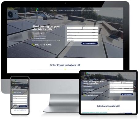 Green Eco Group - Custom WordPress Web Design