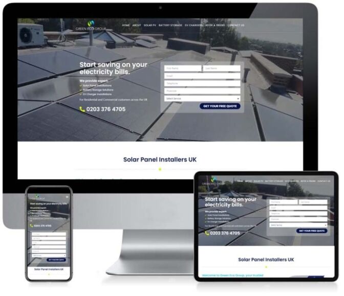 Green Eco Group - Custom WordPress Web Design