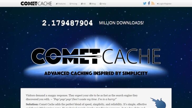 Comet Cache Caching Plugin