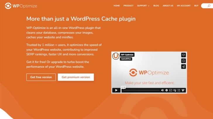 WP Optimize Caching Plugin