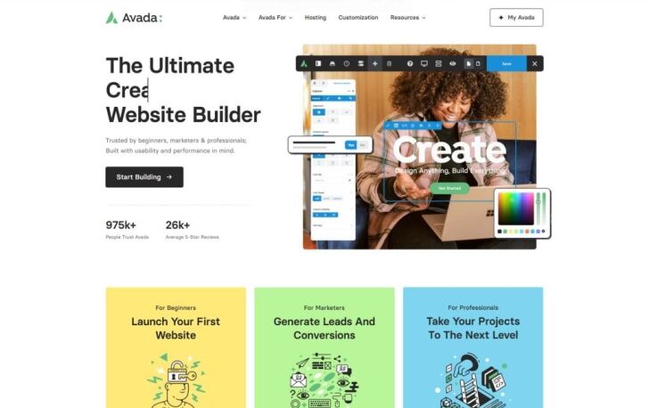 Avada – Fusion Builder for Custom E-commerce Solutions