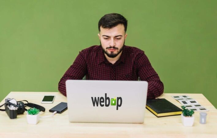 Compress images using webP format​