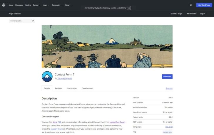 Contact Form 7 - The Essential Free Option
