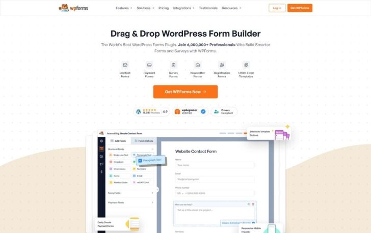 WPForms - Simplifying Form Creation