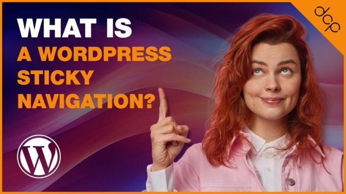 What is a WordPress sticky navigation