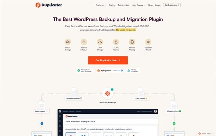 Duplicator - The Go-To Plugin for Site Migration and Backup
