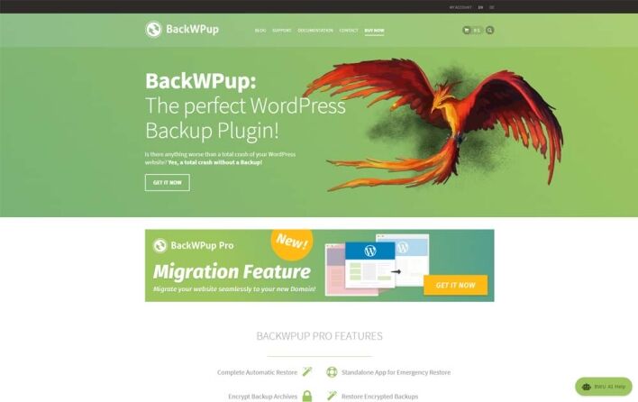 BackWPup - A Reliable Free and Pro Backup Plugin