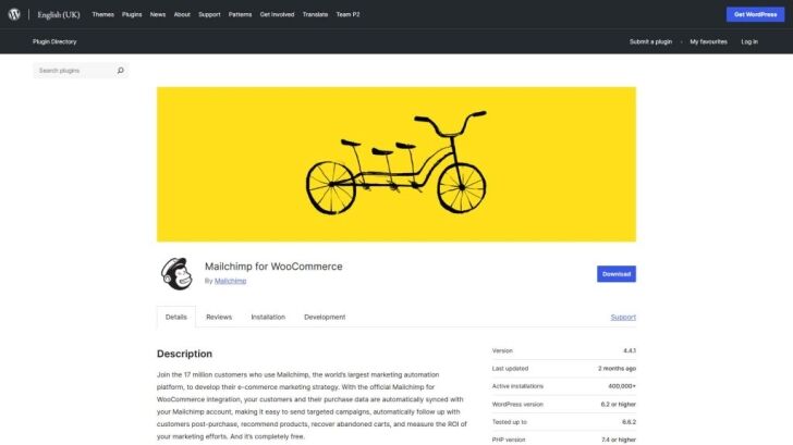 Mailchimp for WooCommerce