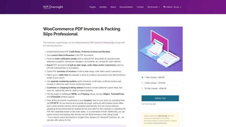 WooCommerce PDF Invoices & Packing Slips