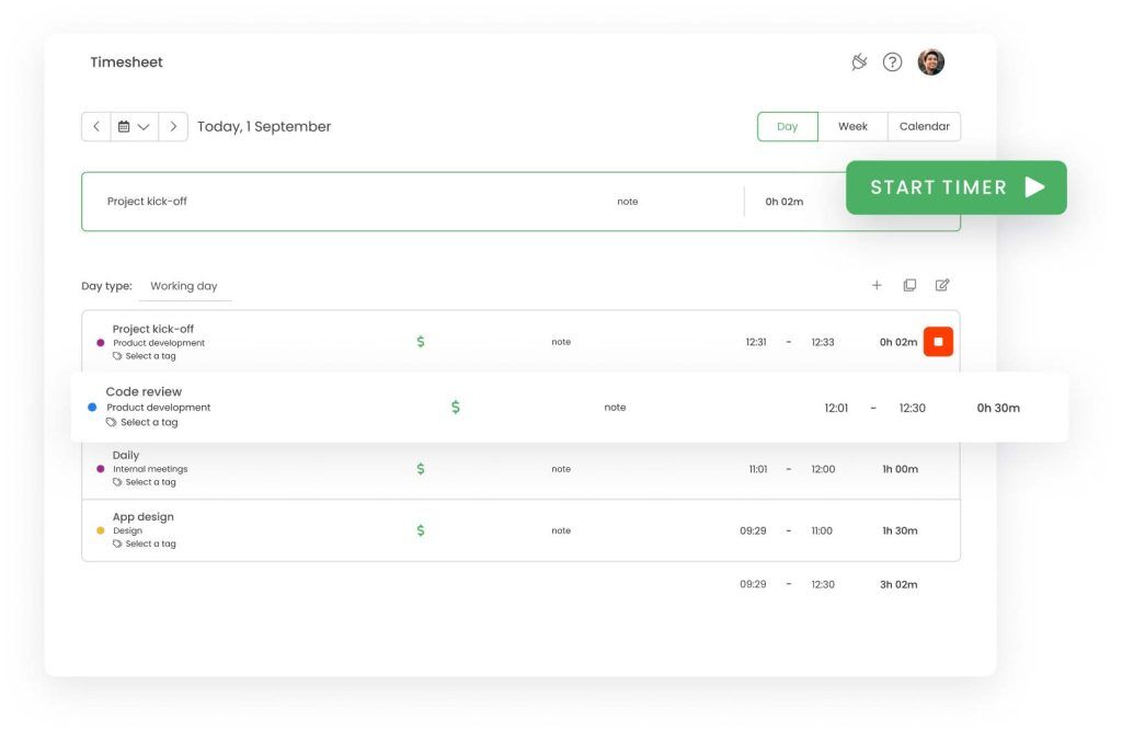 Free timesheet software