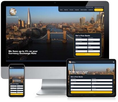 Financial Website Design