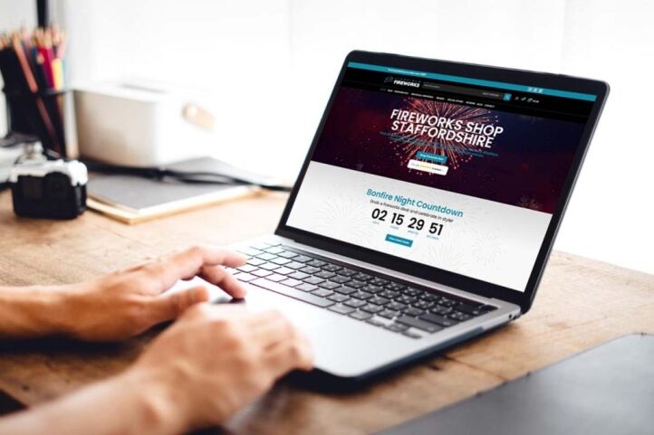 Lichfield Fireworks Shop WooCommerce Web Development