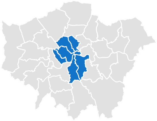 London sub Regions Center London