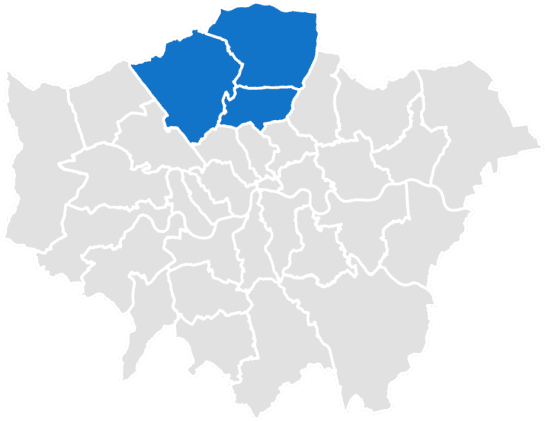 London sub Regions North London