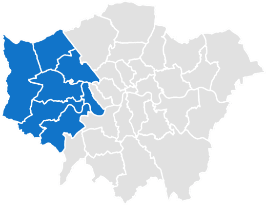 London sub Regions West London