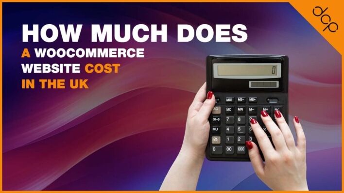 WooCommerce website cost UK pricing guide showing price range from £1500 to £9000