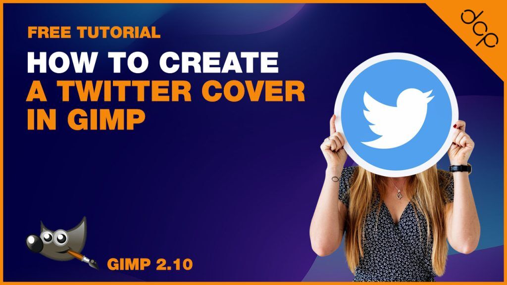 How to Create a Twitter Cover in GIMP