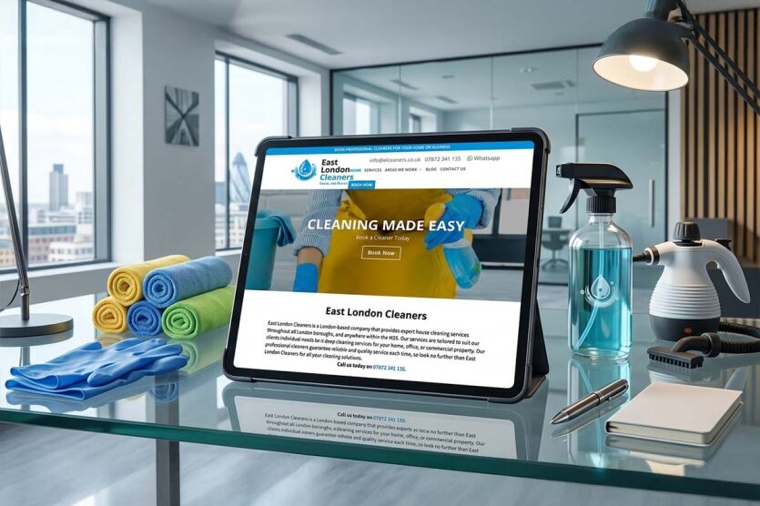 EL Cleaners WordPress web design case study generating over 200 customer leads through SEO and conversion focused website design