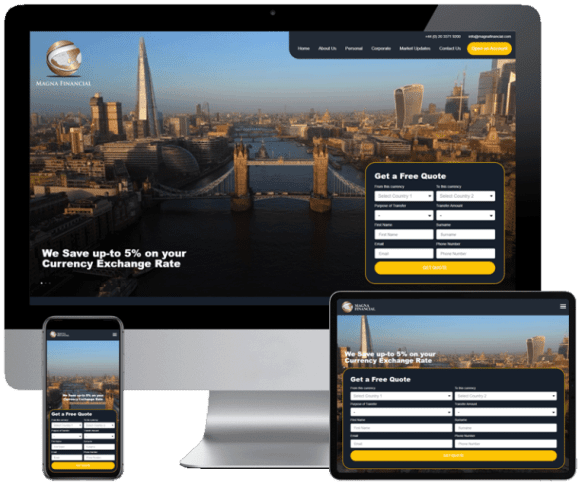 Fast loading WordPress website with SEO structured layout designed to improve rankings and user experience