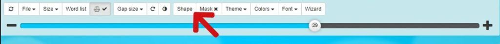 Shape button option