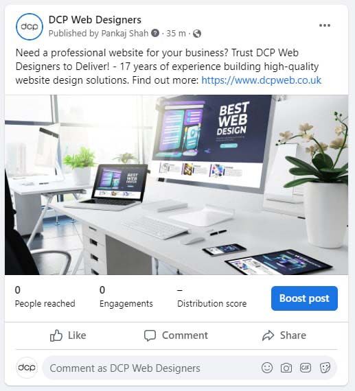 Example Facebook Image Post - 1200 x 630px
