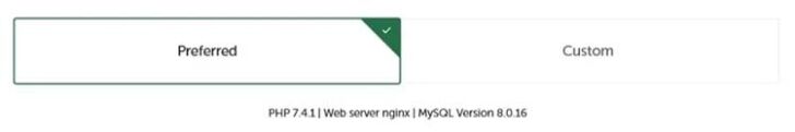 Chose your WordPress environment
