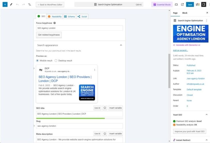 Can Yoast SEO help me optimise my website pages?​