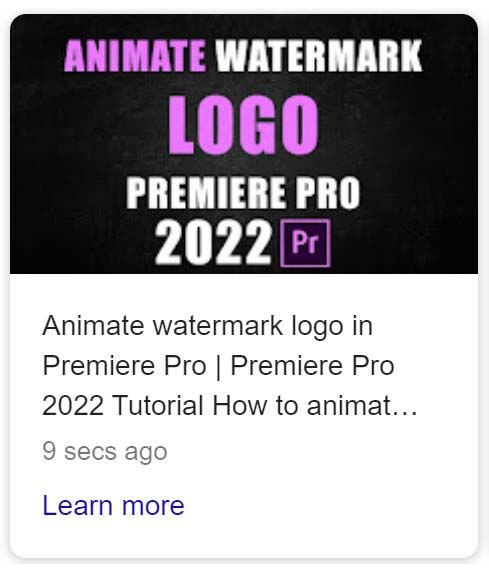 Example Google My Business Image Post