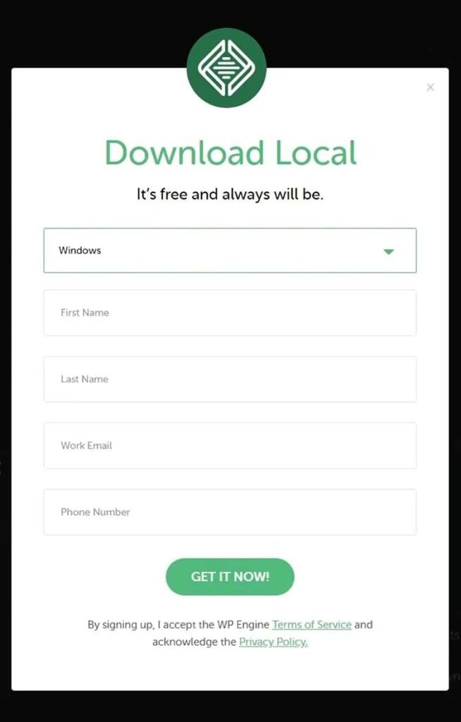 Local Pro Flywheel Download Form Processing