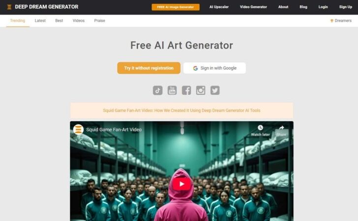 Deep Dream Generator