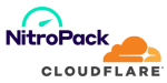 NitroPack and Cloudflare Logo
