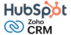 HubSpot and Zoho CRM Logo