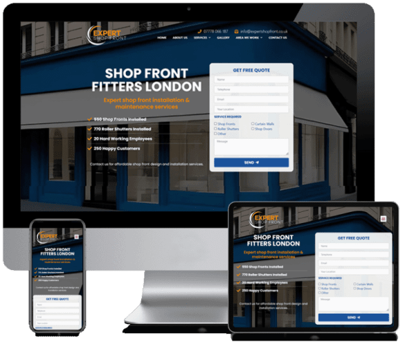 SEO and AI optimised business website structure improving rankings visibility and online performance