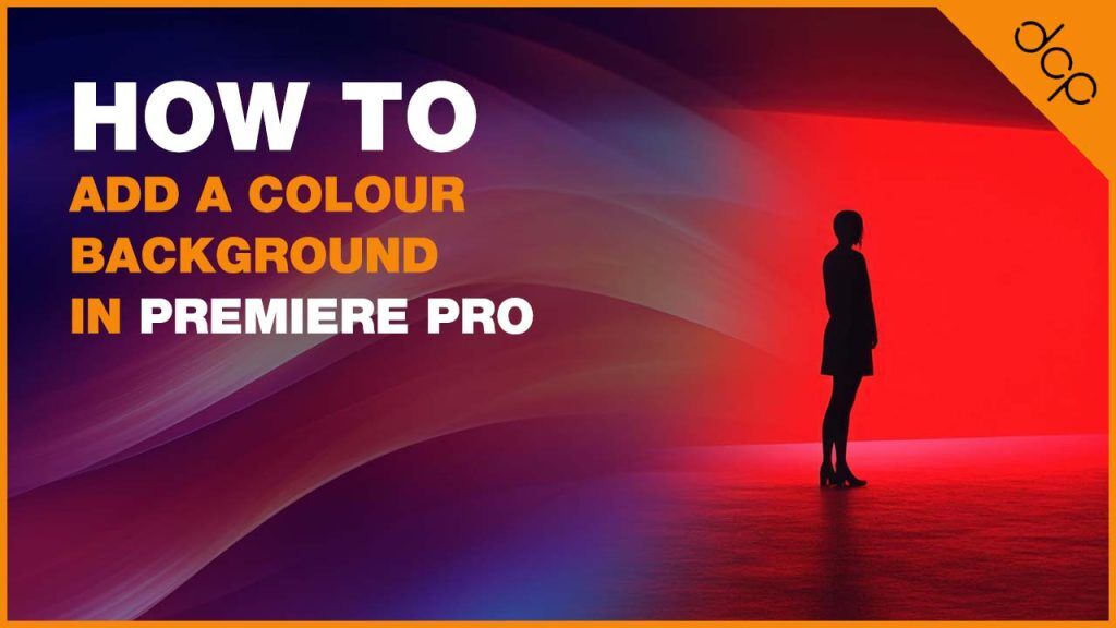 How to add a colour background in Premiere Pro