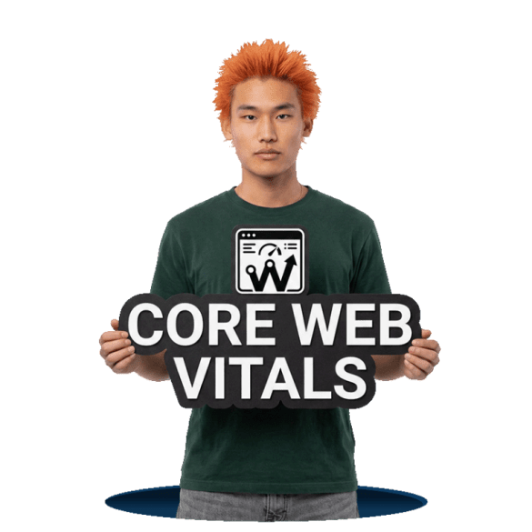 Core Web Vitals optimisation services improving website speed, user experience and Google search performance