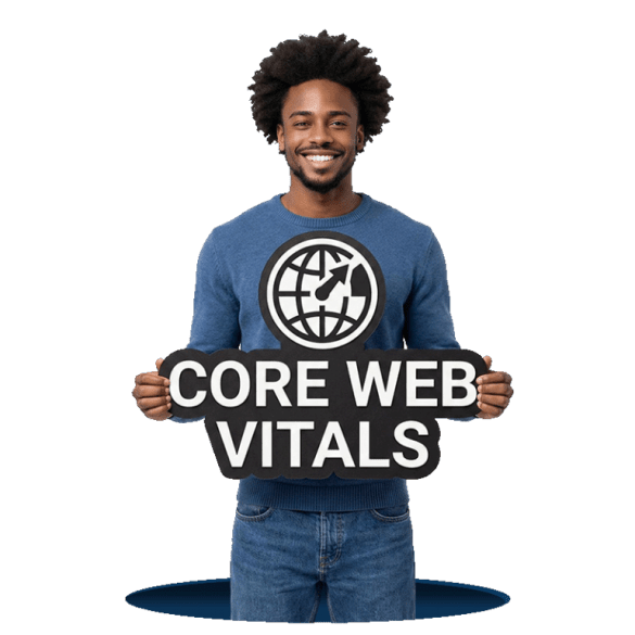 Core Web Vitals optimisation services improving website speed, user experience and Google ranking signals