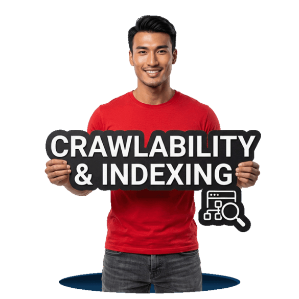 Crawlability and indexing SEO services helping search engines access, understand and index website content efficiently